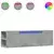 Zidni TV ormarić s LED svjetlima boja betona 135x31x39,5 cm