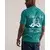 WE Fashion Majica Côte dAzur zelena/bela