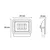 LED reflektor 100W, bela hladna 6500K, 220VAC, IP65