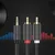 Ugreen Avdio kabel 3,5 mm minijack (moški) – 2RCA (moški), 5 m – siv