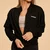 BeastPink Women‘s Bliss Zip-Up Sweatshirt Black