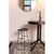 Črni barski stoli v kompletu 2 kos 65 cm Tangle - White Label