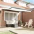 Povlačivi tende Bijela 300 x 250 cm Platno i Aluminij