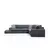 Atelier del Sofa Ugaona garnitura Loop 6 95x85x282cm Antracit