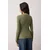 Trendyol Milla ženska bluza Twoaw26Bz00104, maslinasta