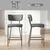 HOMCOM HOMCOM barski stol poliester, kovina 53D x 49Š x 93V cm Siv, (5000242626)