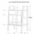 Hanah Home stalak za gramofon CPT4840-50, 50 cm, crveni