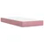 Vidaxl Box spring postelja z vzmetnico roza 80x200 cm žamet