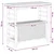 Vidaxl Zunanja barska miza Naravna 110 x 50 x 105 cm Bambus