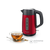 Bosch Designline TWK4P434 grelnik vode, 2400 W, 1,7 l, filter za vodni kamen, rdeč
