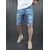 Denistar Muški šorts 100-2843, Regular, Plavi