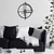 Atelier Del Sofa Zidni sat 49x44cm Crni