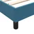 Box spring krevet s madracem tamnoplavi 80x220 cm baršunasti