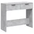 Konzolni stol boja betona 90 x 36 x 75 cm od konstruiranog drva