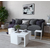 Hanah Home Ortanca Sto za dnevnu sobu, Bela