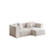 ATELIER DEL SOFA Ugaona garnitura Yolo Mini Corner White