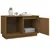 Vidaxl TV omarica medeno rjava 74x35x44 cm trdna borovina