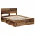 Vidaxl Konstrukcija postelje Star les 135 x 190 cm Masivno borovo les