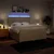 vidaXL vidaXL Box spring postelja z vzmetnico krem 200x200 cm blago, (21306738)