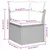 Set sofe 8 pcs Crna i Tirkizna poliratan
