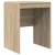Stol s ladicama s policom s pohranom 2 pcs Sonoma hrast