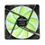 NOX Nox kul ventilator ventilator 120 mm črno zelena LED, (21685656)