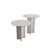 Hanah Home Set klub stolova Leo, 2 komada, Beli