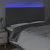 LED uzglavlje tamnosivo 160x5x118/128 cm od tkanine