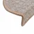 Prostirke za stepenice 30 kom 56x17x3 cm svijetlosmeđe poluokrugle