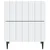 Noćni ormar 2 pcs Bijela 43 x 34,5 x 49,5 cm Konstruirano drvo