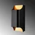 Opviq Zidna lampa Bera-15311, 15x30x11cm, IP20, Crna
