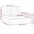 VIDAXL Box spring postelja z vzmetnico temno zelena 180x200