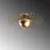 Opviq Luster Kaya-15226, 60x60x24, IP20, Zlatne boje