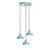 Opviq Luster Memati-181, 75-108cm, O45 cm, 3xE27, Tirkizni