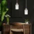 Luster na kablu MADERA 1xE27/60W/230V bela/drvo