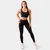 GymBeam Sportski grudnjak Cut-Out Black