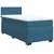 Vidaxl Box spring postelja z vzmetnico modra 90x190 cm žamet