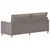 Vidaxl Kavč Taupe 196 x 81 x 87,5 cm Blago
