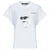 KARL LAGERFELD Majica A2W17115 Bela Loose Fit