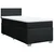 vidaXL Box spring postelja z vzmetnico črna 90x200 cm blago