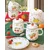 Porcelain mug, 400ml, with embossed design, Fancy Fruit - Easy Life