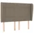 Vidaxl Box spring postelja z vzmetnico taupe 140x200 cm blago