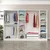 Hanah Home ormar sa reflektujućim staklom Nisa 20604, 270 cm, beli