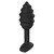 ToyJoy Anal Play Swirl Anal Plug Black