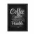 Wallity Uramljena slika Coffee 2, 55x75 cm