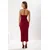 Trendyol Milla Ženska haljina Twoss25El00234, Bordo