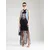Versace Jeans Couture Obleka rdeča/črna/off-bela