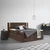 Boxspring Krevet Minola Gold Exkluziv 180/200 cm , boja lešnika