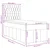 vidaXL vidaXL Box spring postelja z vzmetnico temno rjava 90x200 cm blago, (21292000)