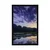 Plakat romantičen sončni zahod v gorah - 20x30 black
